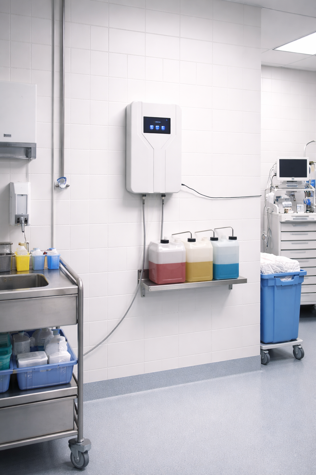 DosiSmart Dosieranlage im Einsatz – Krankenhaus